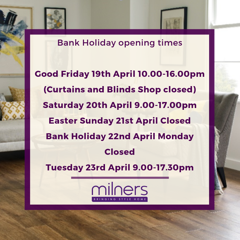 BANK HOLIDAY OPENING TIMES 2019